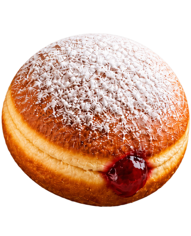 Guava Cream Berliner